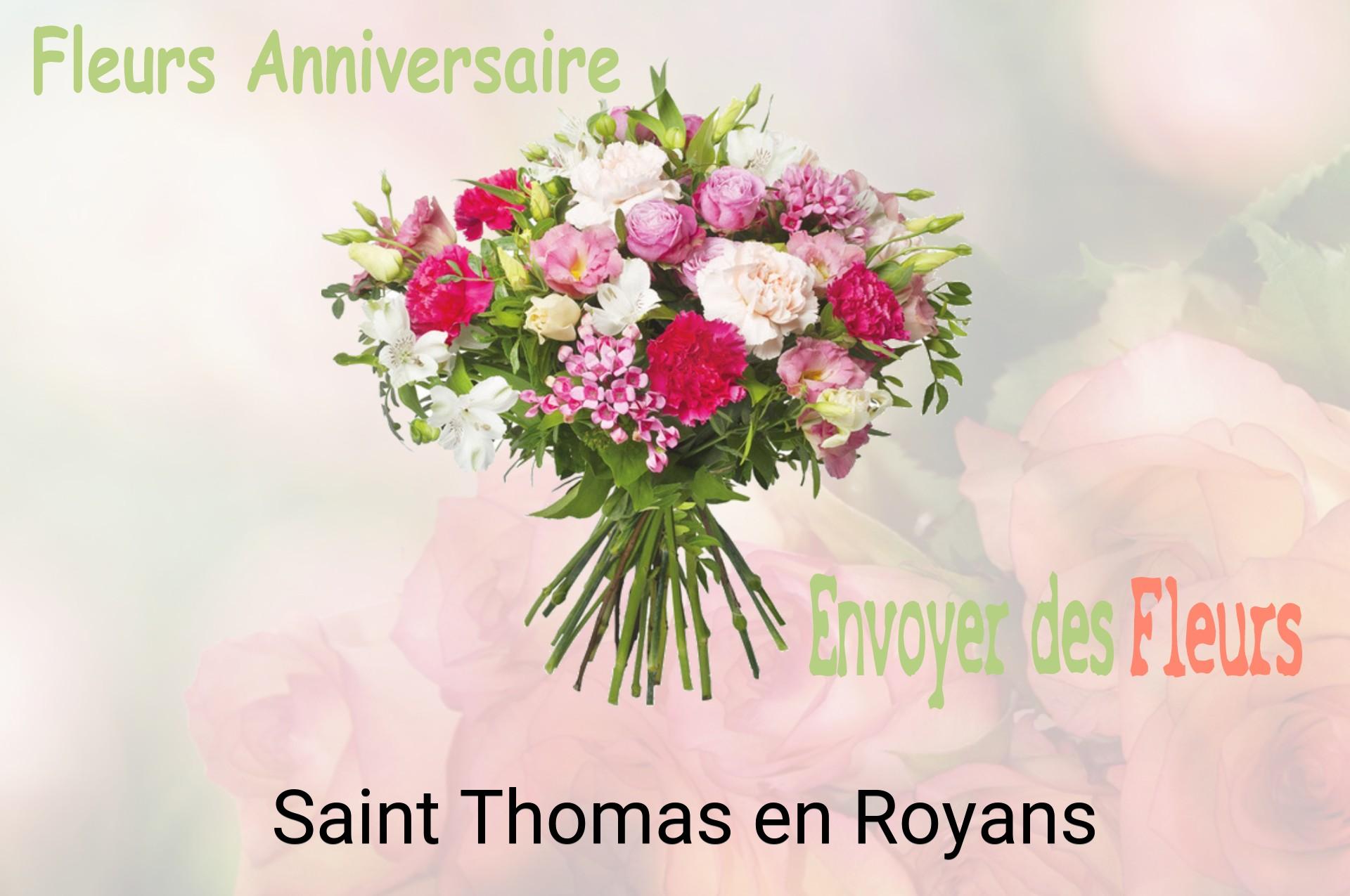 Bouquet de fleurs d’anniversaire livré à Saint-Thomas-en-Royans